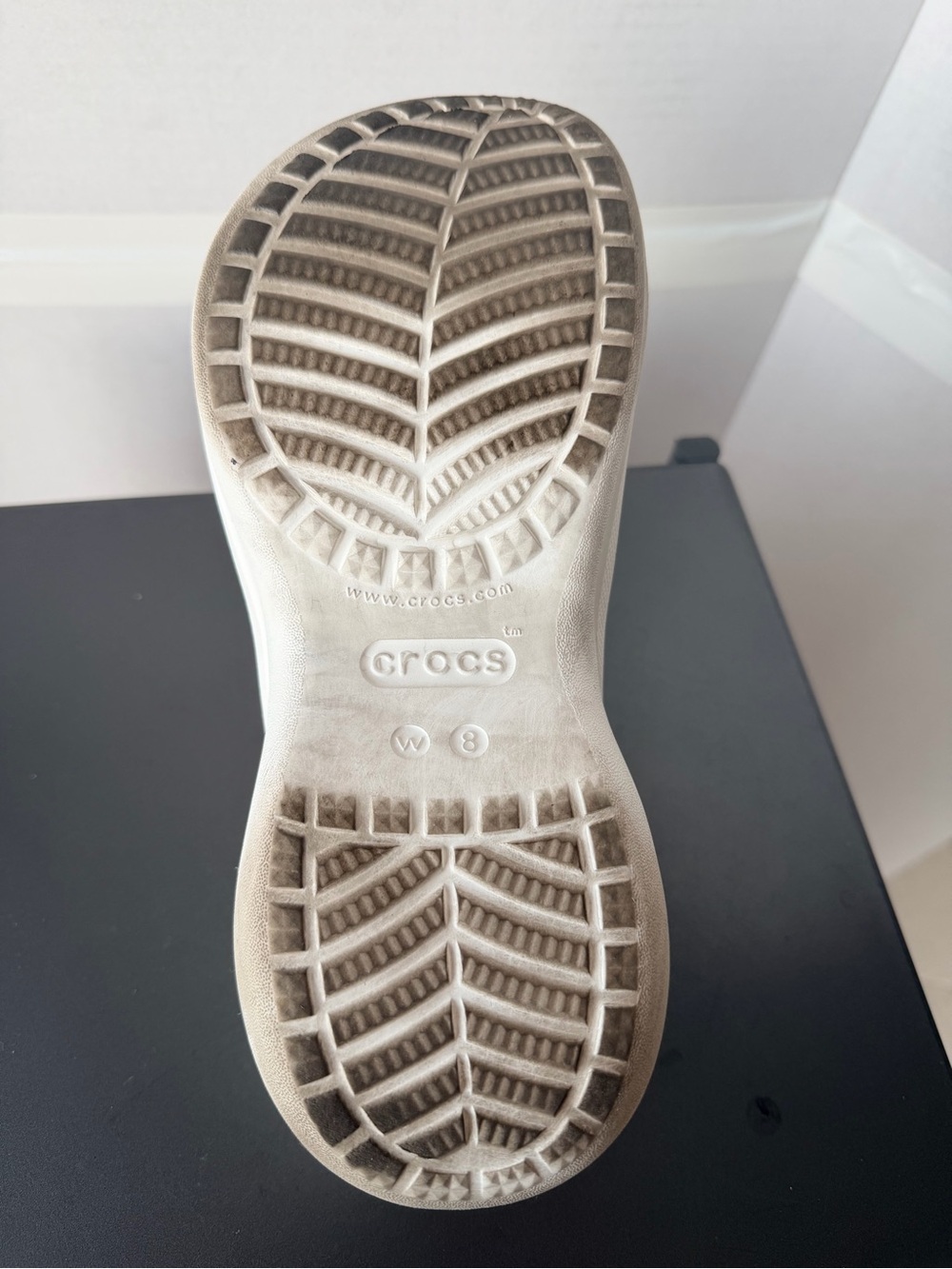 Crocs White Clog Shoes with Cute Character Charms - Picture 9 of 12